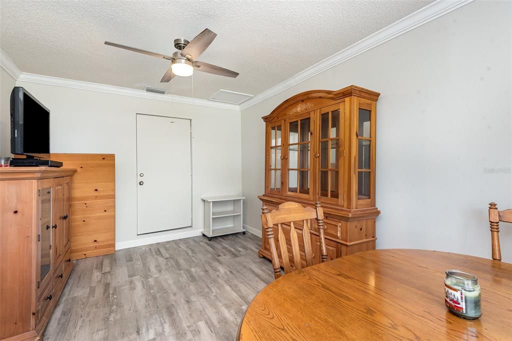 Dining room, Interior, Wood Texture Flooring