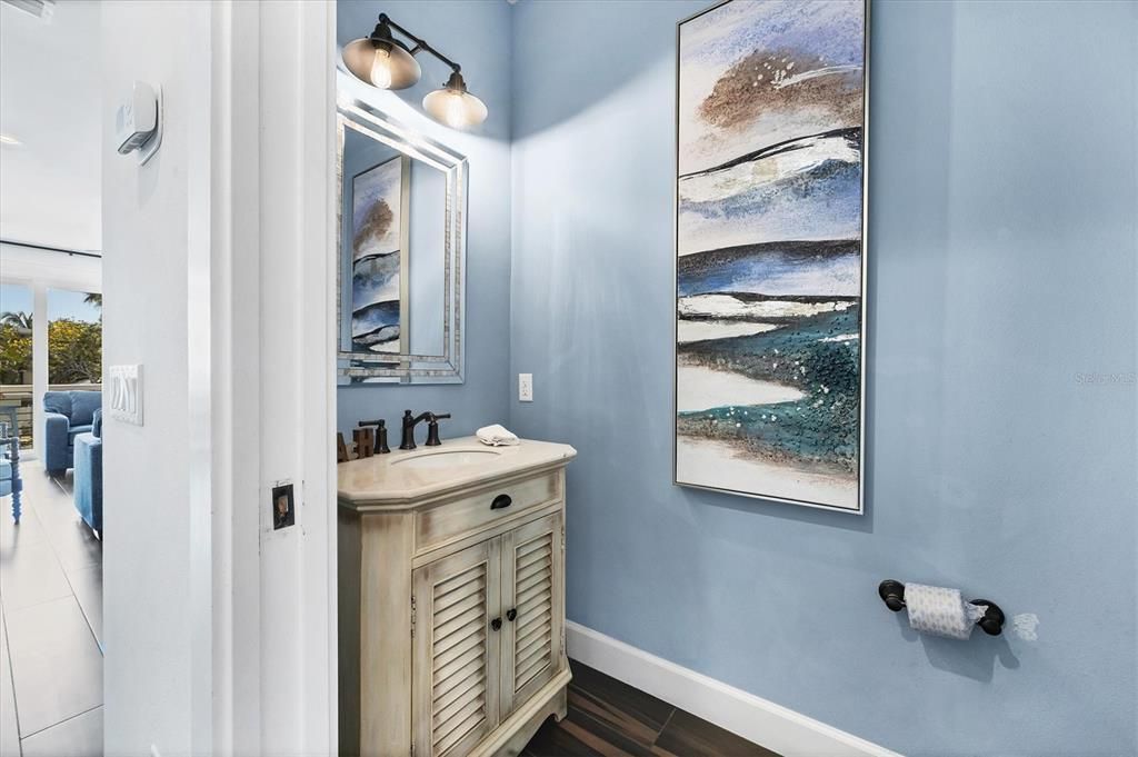Bathroom, Interior, Wood Texture Flooring