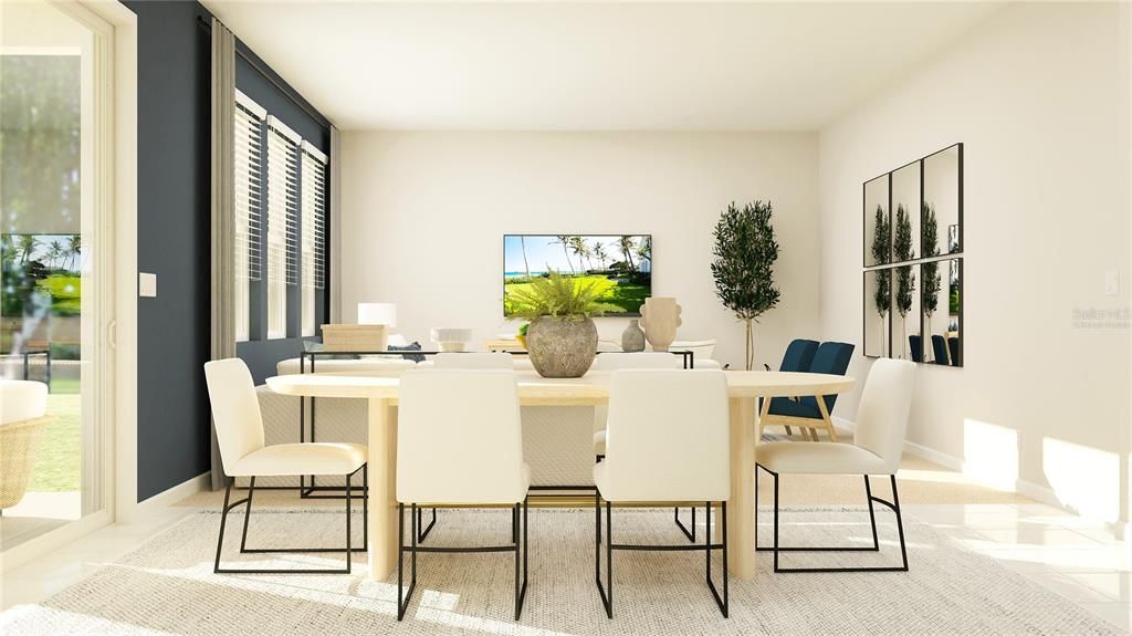 Dining room, Interior