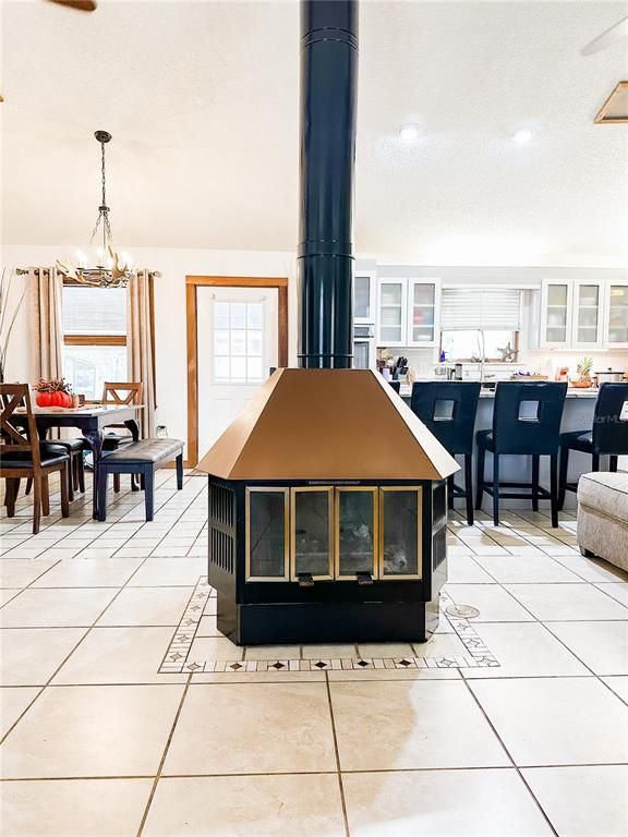 Dining room, Interior, Pendant Lights, Recessed Lighting