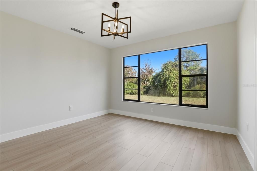 Chandelier, Empty room, Interior, Wood Texture Flooring