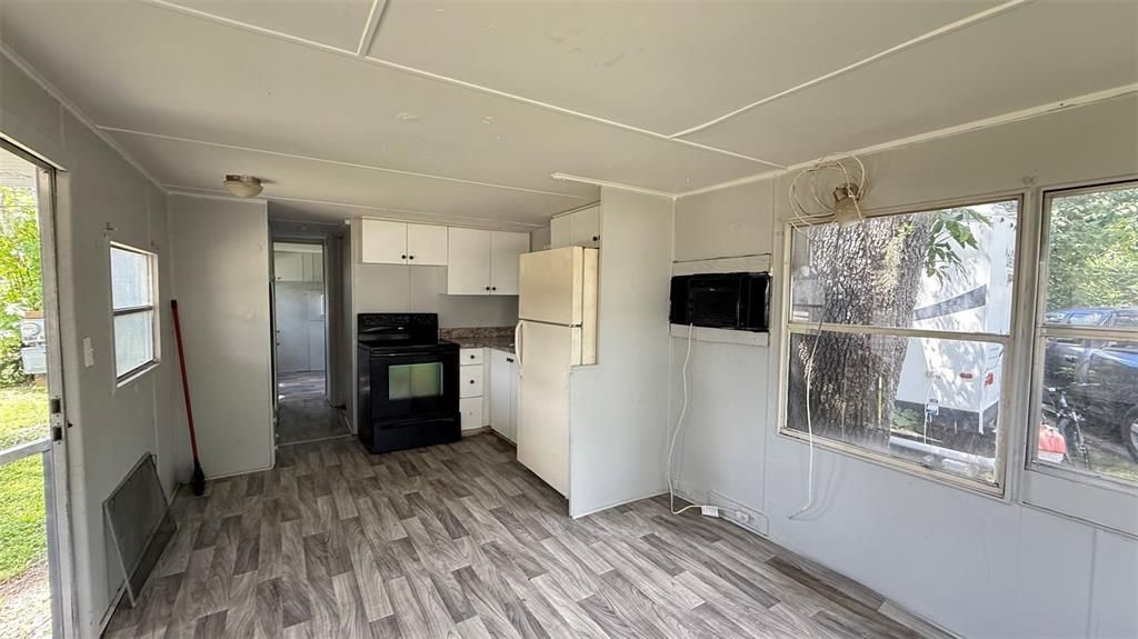 Interior, Kitchen, Wood Texture Flooring