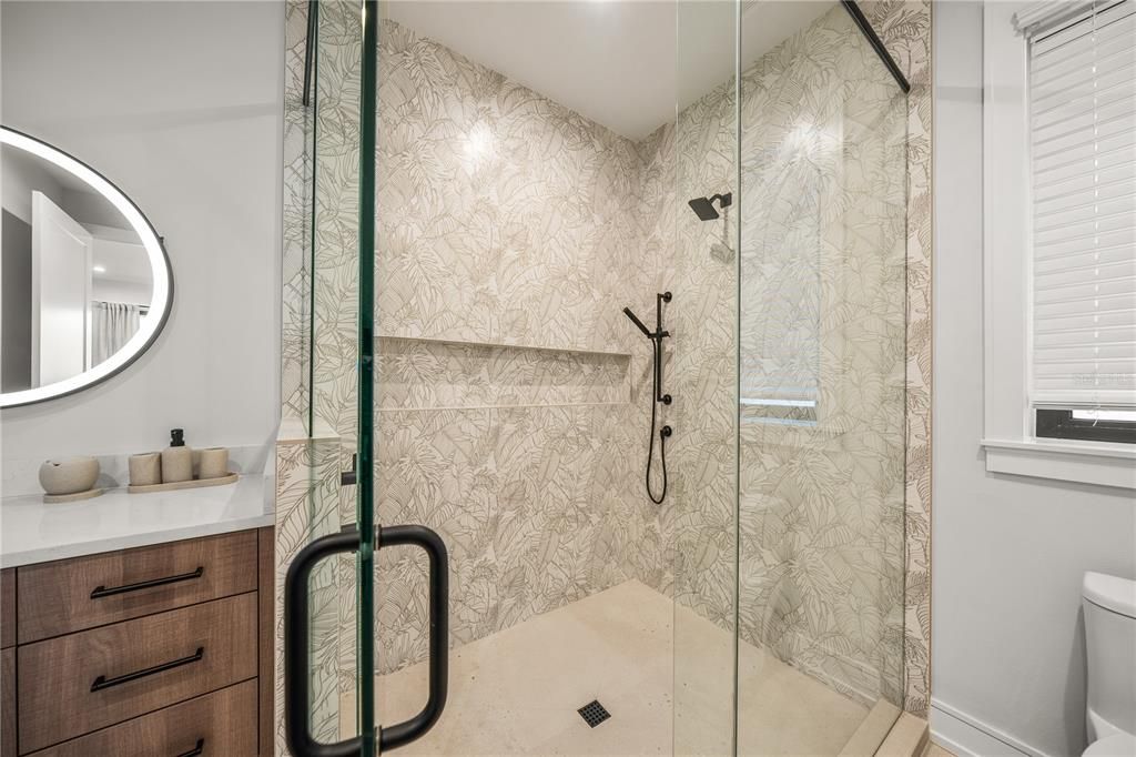 Bathroom, Glass Shower, Interior