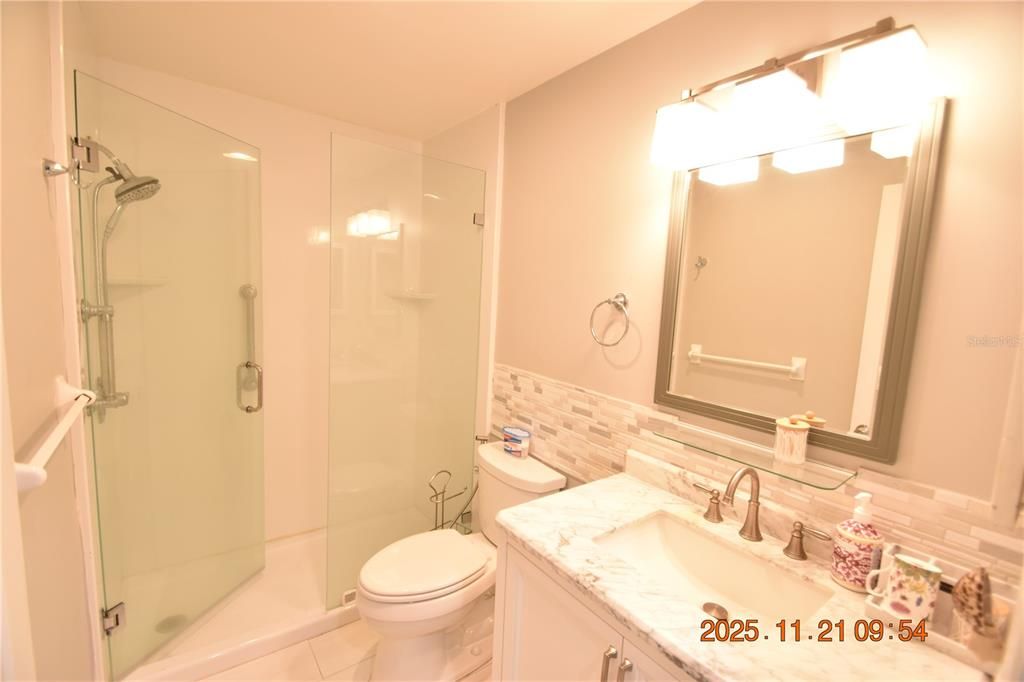 Bathroom, Glass Shower, Interior