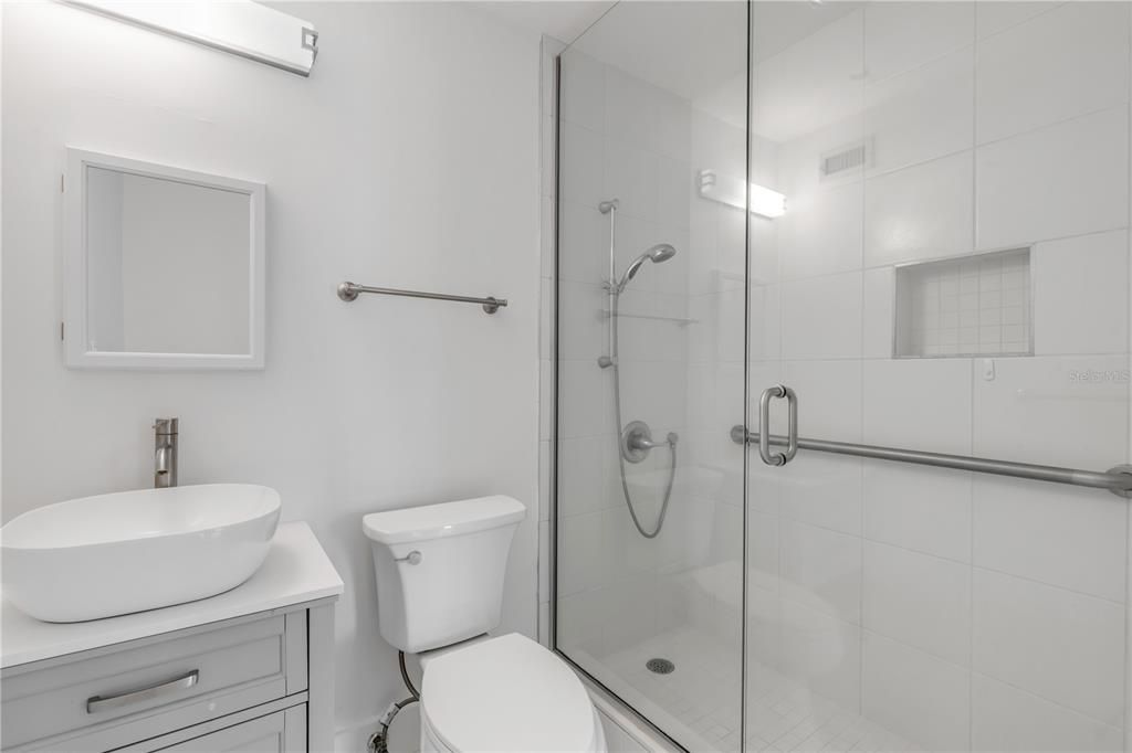 Bathroom, Glass Shower, Interior