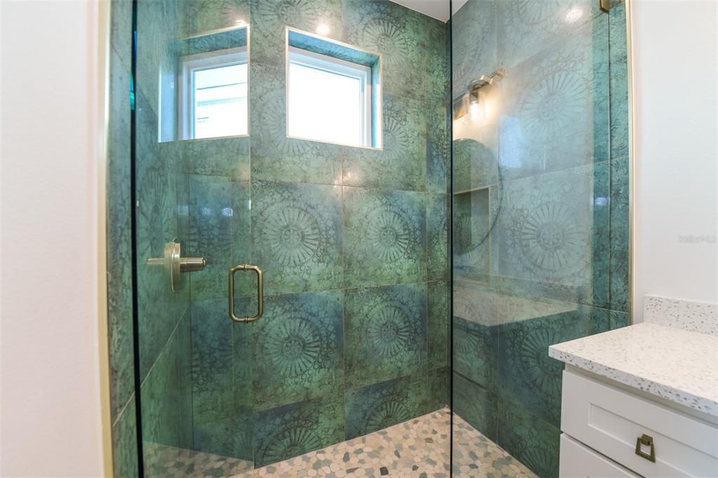 Bathroom, Glass Shower, Interior
