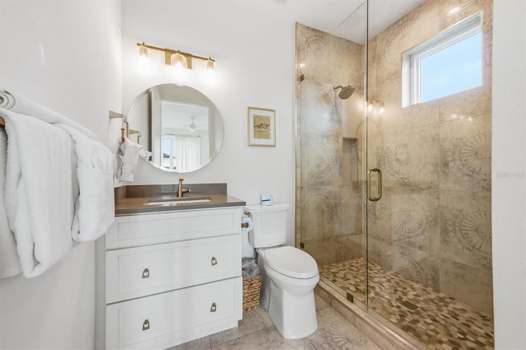 Bathroom, Glass Shower, Interior