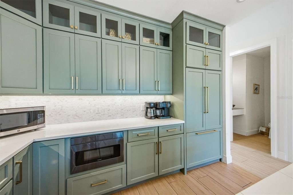 Interior, Kitchen, Wood Texture Flooring