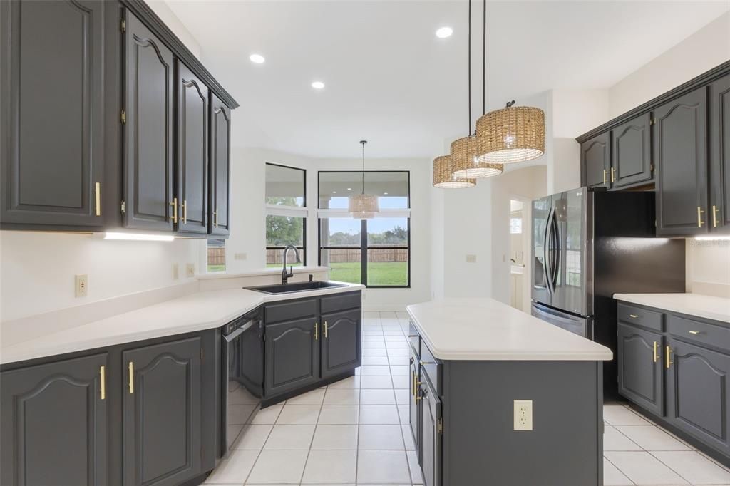 Interior, Kitchen, Pendant Lights, Recessed Lighting