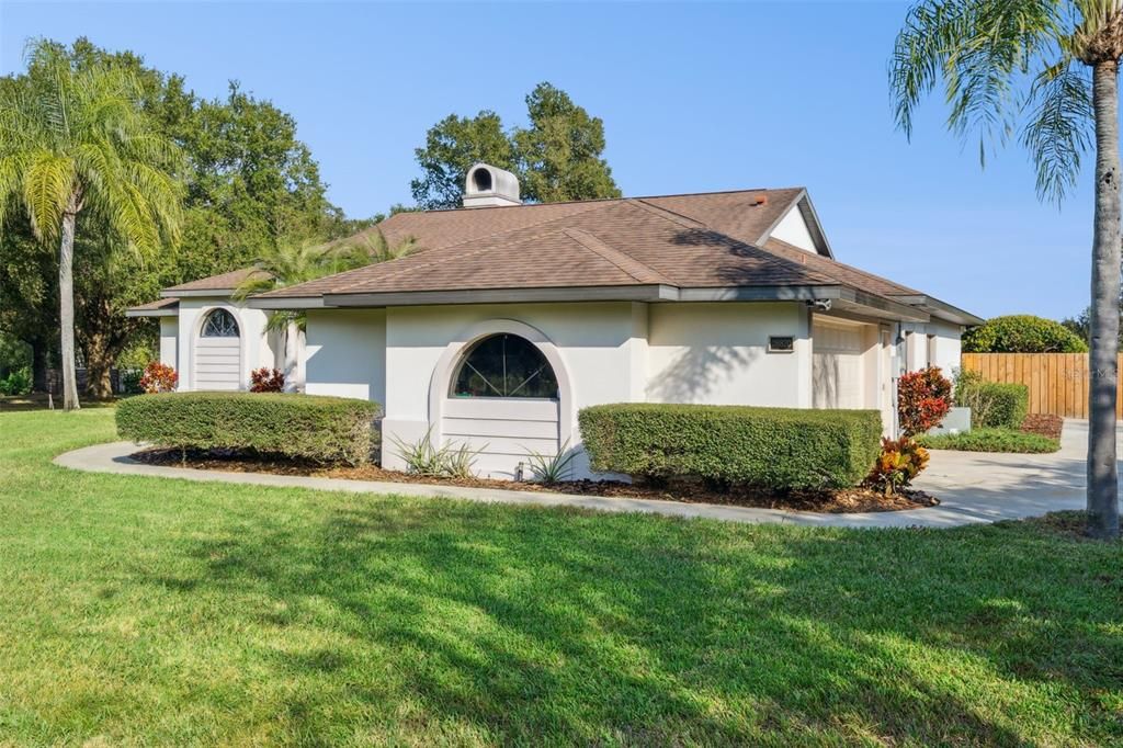 Backyard, Detached Garage, Exterior