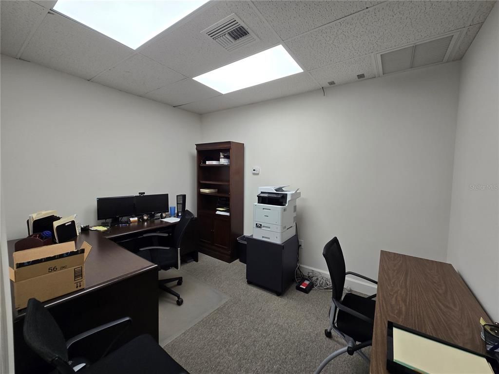 Home Office, Interior, Recessed Lighting