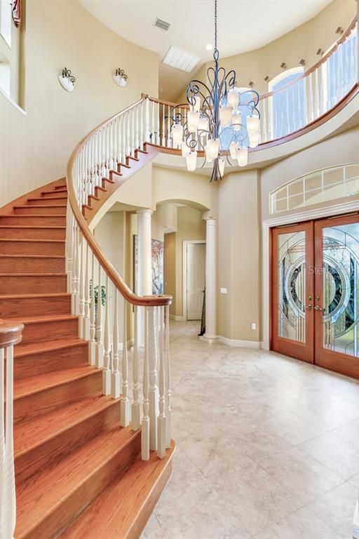 Chandelier, Interior, Recessed Lighting