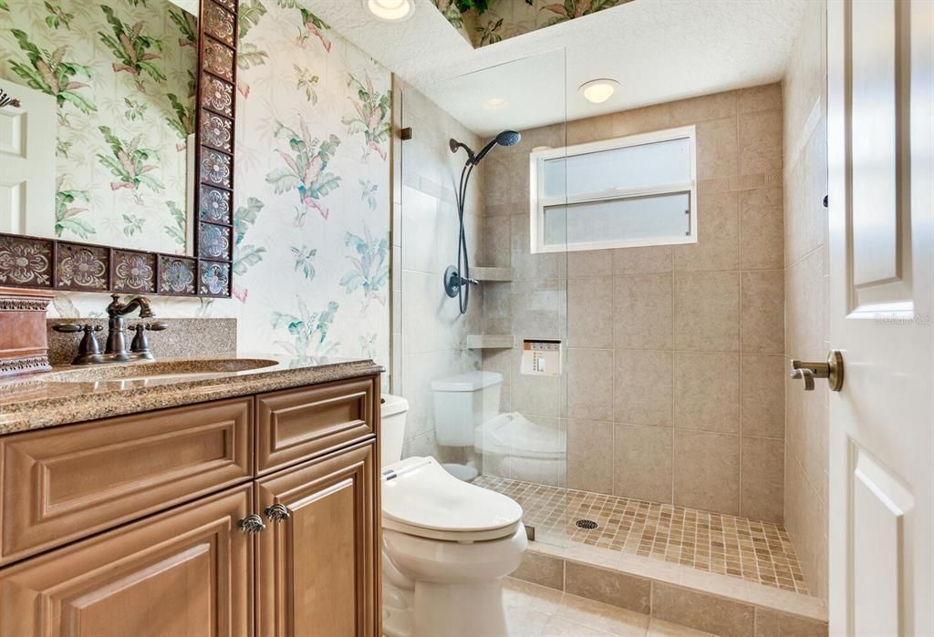 Bathroom, Glass Shower, Interior