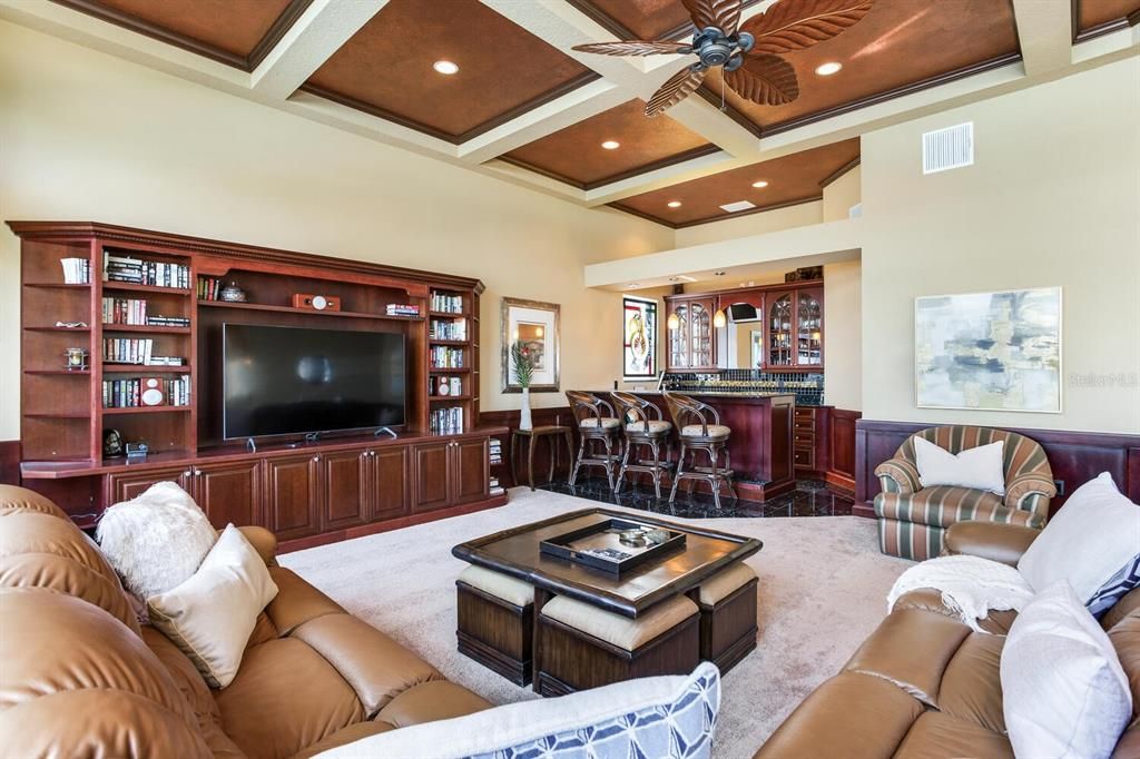 Interior, Living room, Recessed Lighting