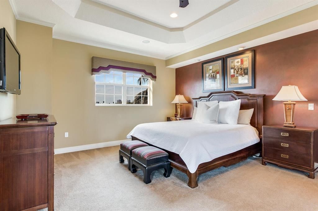 Bedroom, Interior, Recessed Lighting