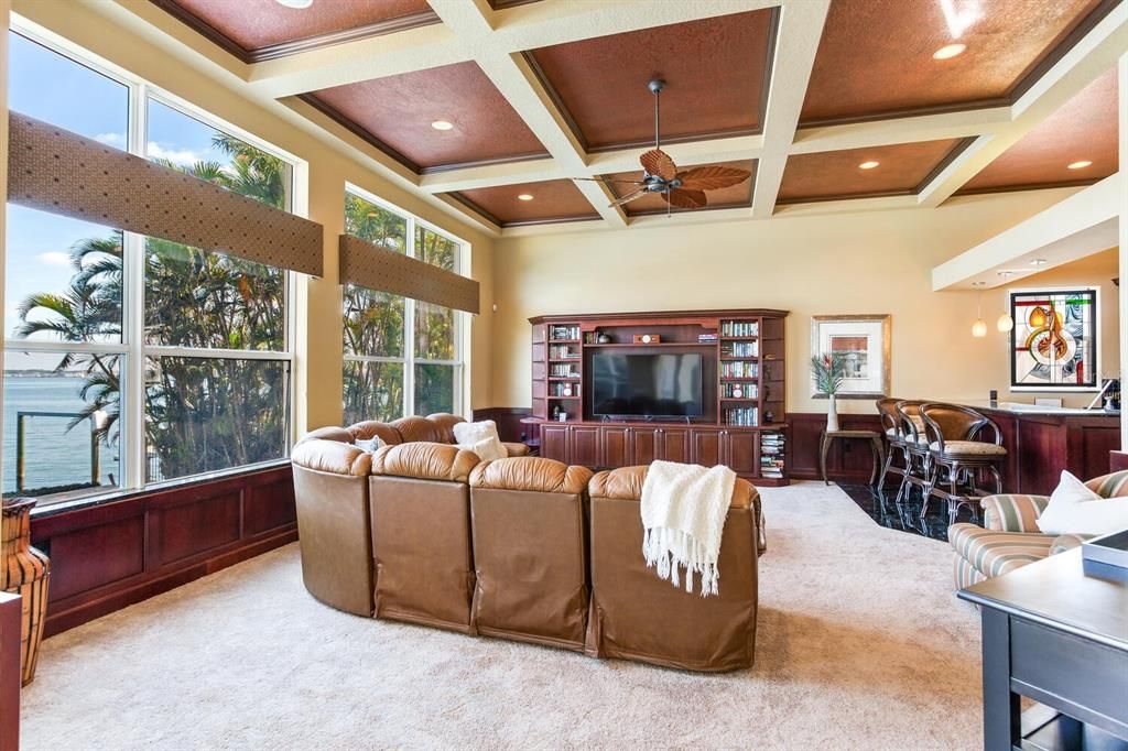 Interior, Living room, Recessed Lighting