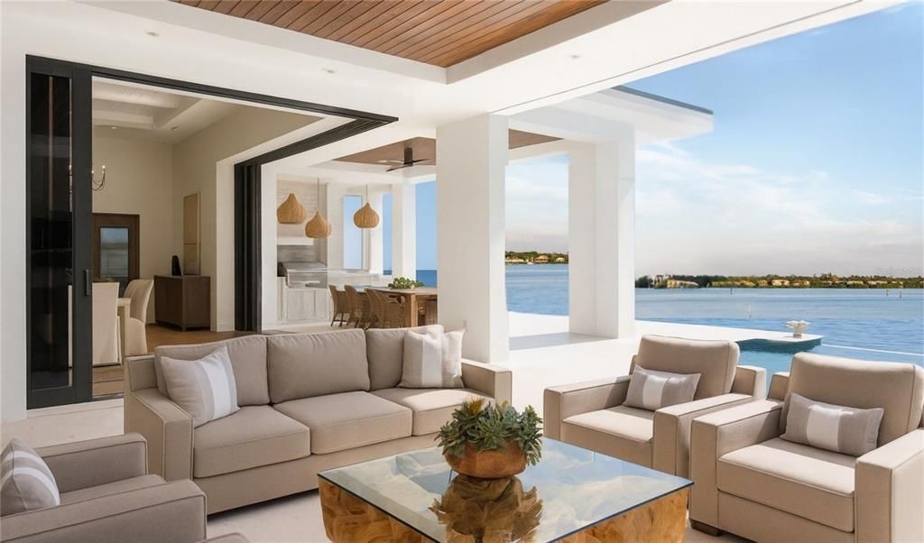 Interior, Living room, Water, Wooden Ceilings, Wood Texture Flooring