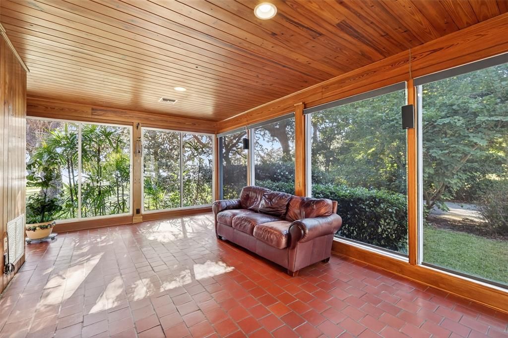 Interior, Recessed Lighting, Sun Room, Wooden Ceilings