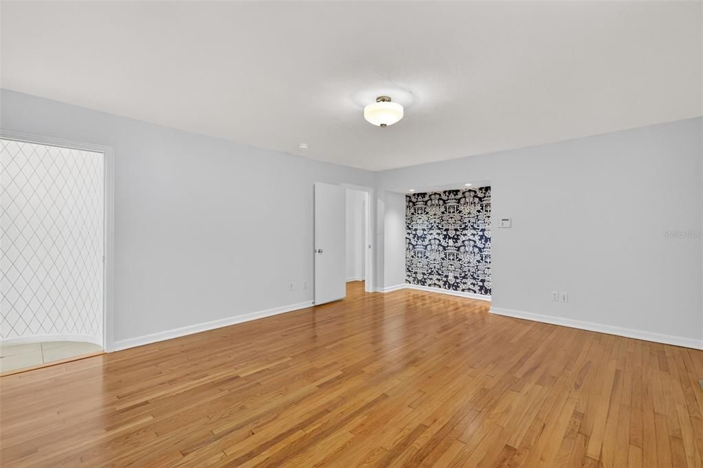 Empty room, Interior, Wood Texture Flooring