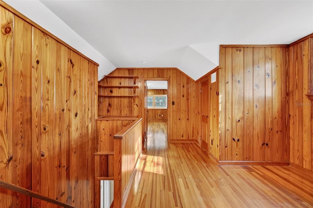 Empty room, Interior, Wood Texture Flooring, Wooden Walls