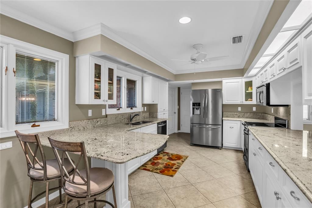 Interior, Kitchen, Recessed Lighting, Stainless Steel Appliances