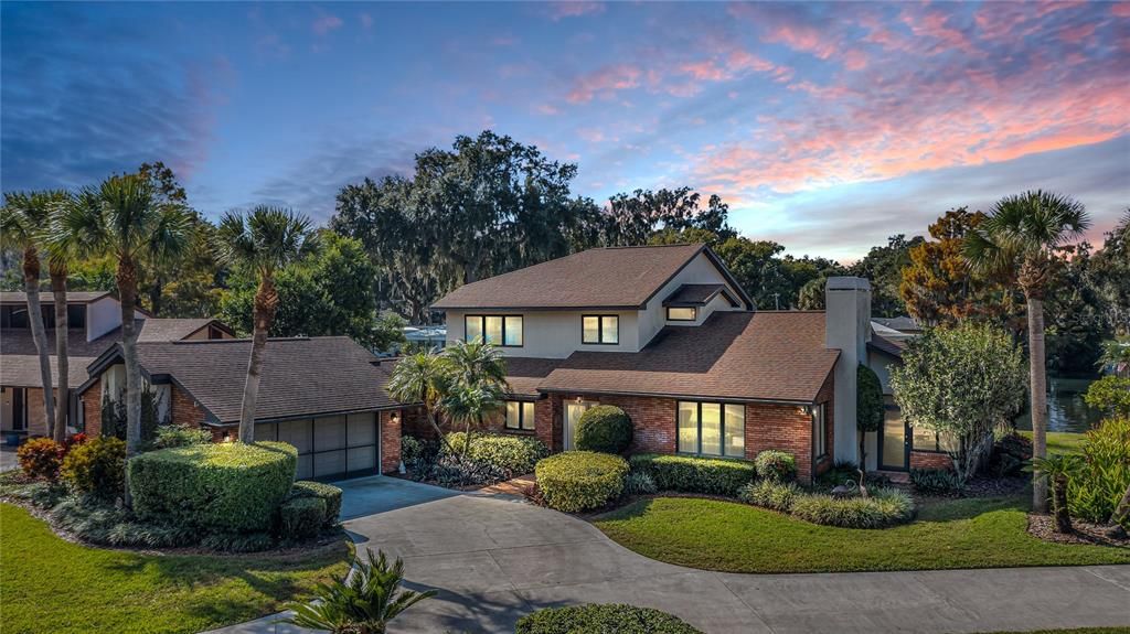 Attached, Exterior, Facade, Brick Facade, Tudor Revival