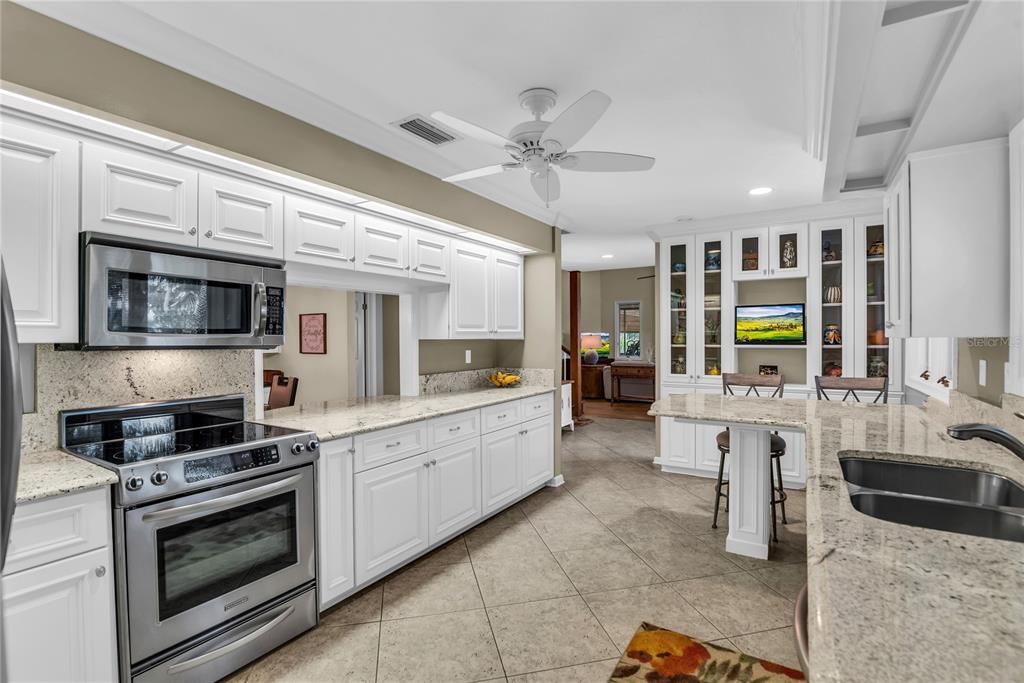 Interior, Kitchen, Recessed Lighting, Stainless Steel Appliances
