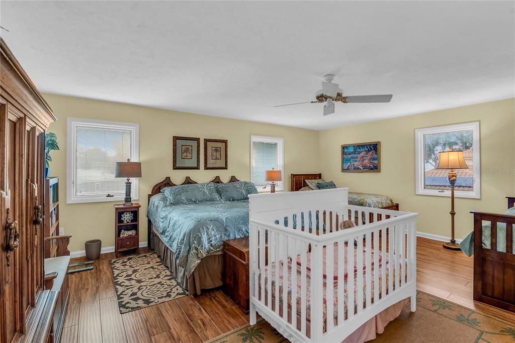 Bedroom, Interior, Wood Texture Flooring