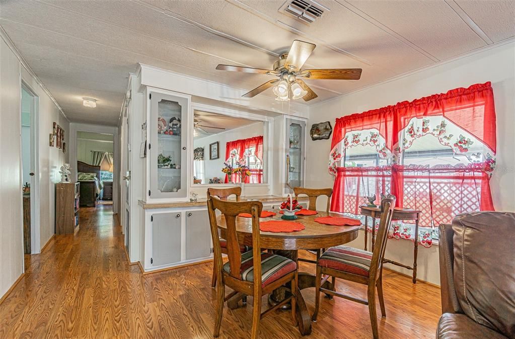 Dining room, Interior, Wood Texture Flooring