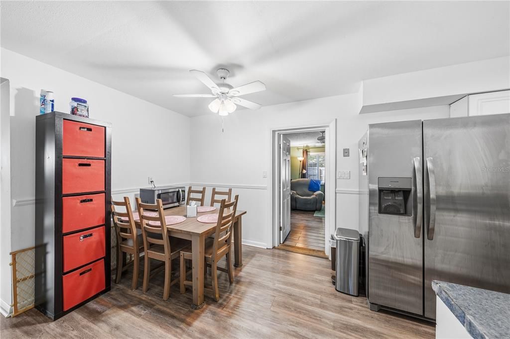Dining room, Interior, Kitchen, Wood Texture Flooring