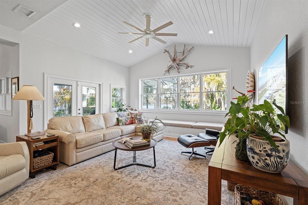 Interior, Living room, Recessed Lighting