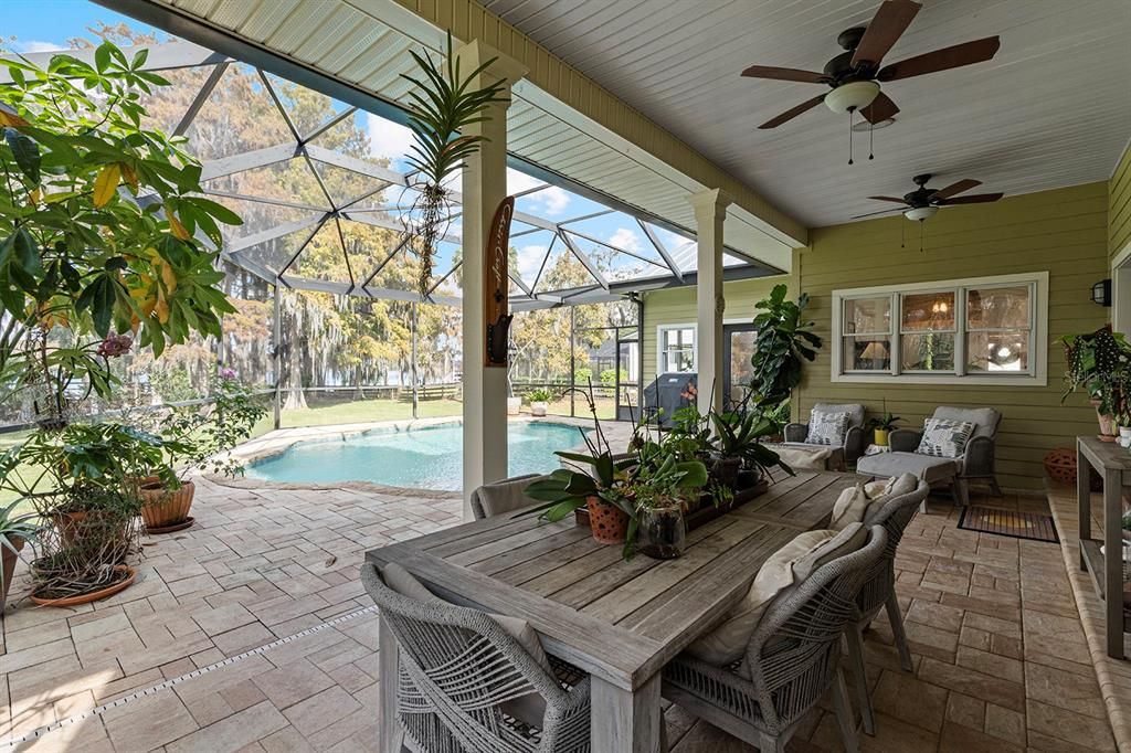 Dining room, Glass Ceilings, Interior, Pool, Sun Room