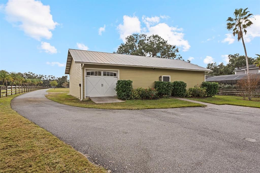 Backyard, Detached Garage, Exterior