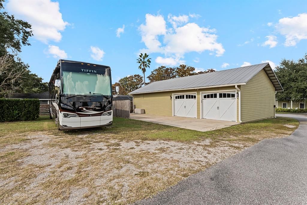 Backyard, Detached Garage, Exterior