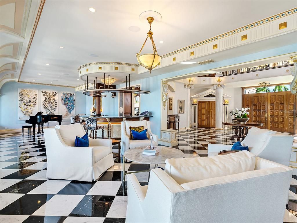 Dining room, Interior, Living room, Pendant Lights, Recessed Lighting