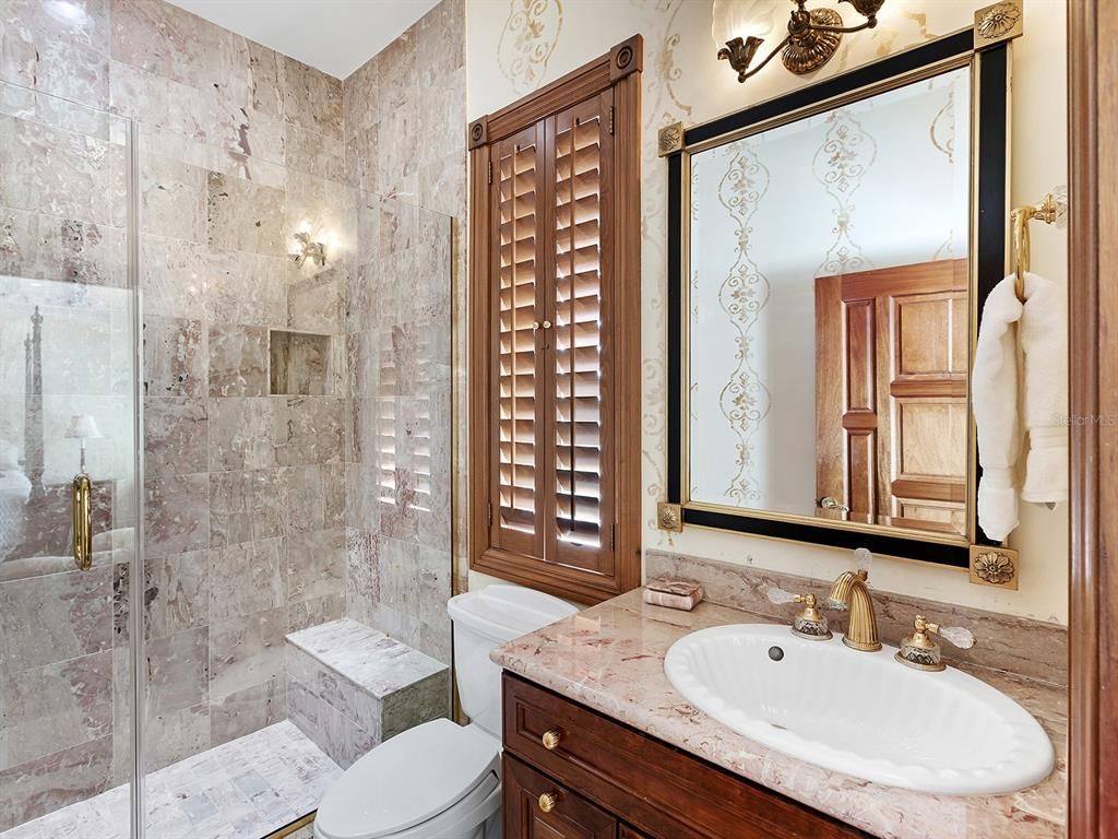 Bathroom, Glass Shower, Interior