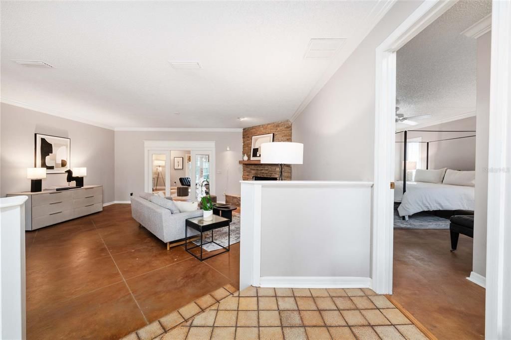 Bedroom, Interior, Living room, Recessed Lighting