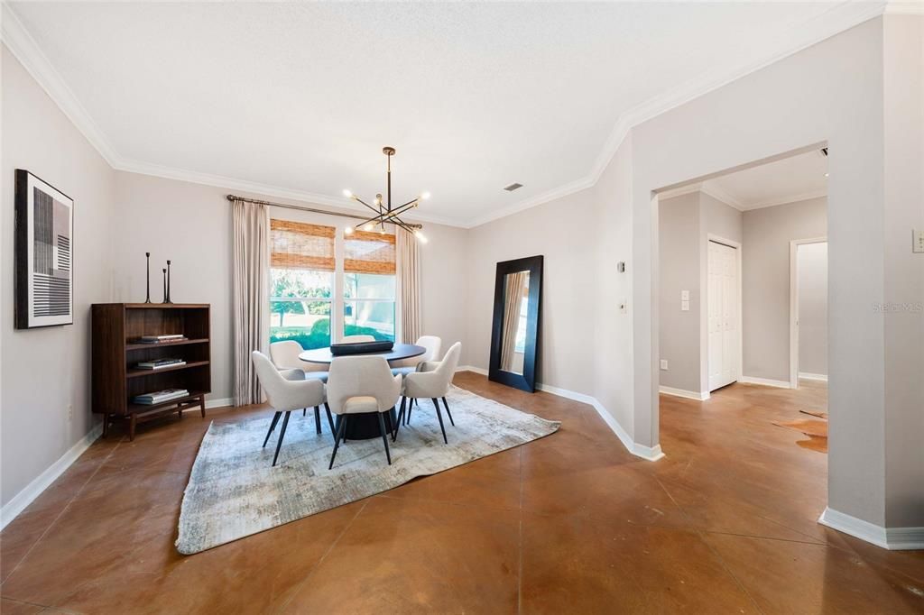 Dining room, Interior, Pendant Lights