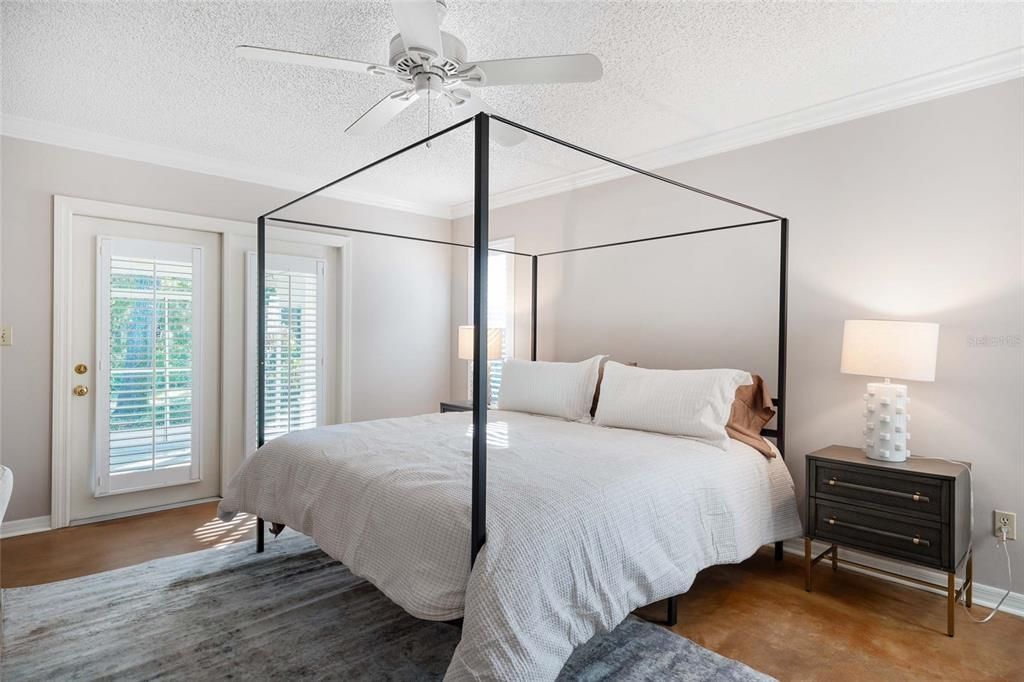 Bedroom, Interior, Wood Texture Flooring