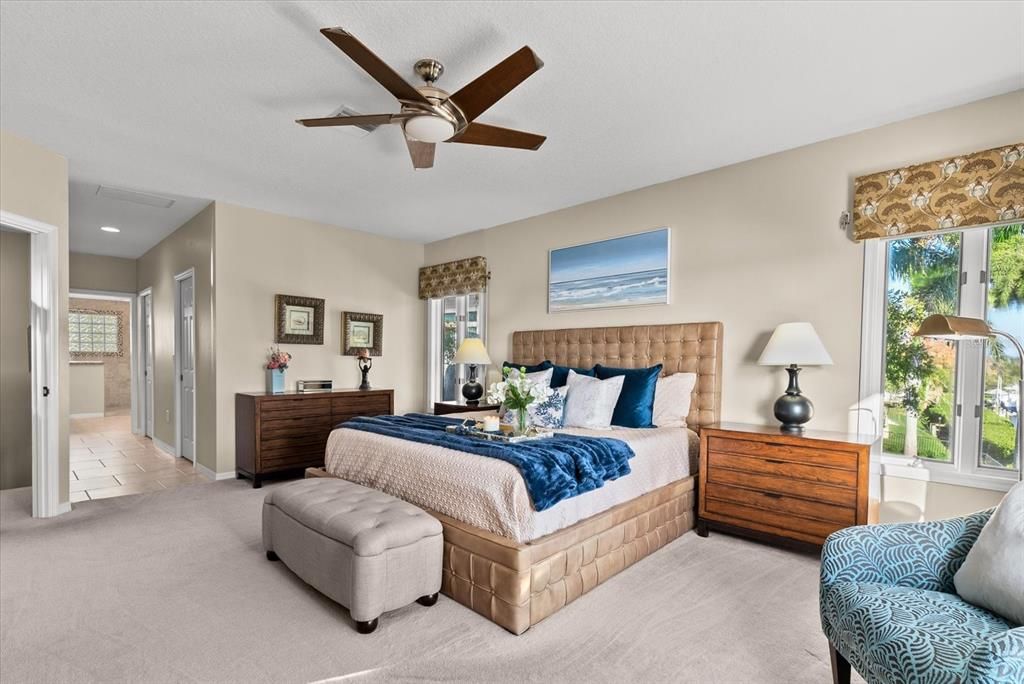 Bedroom, Interior, Recessed Lighting