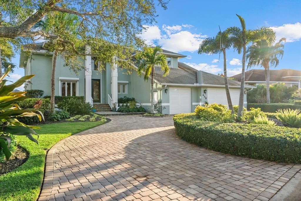 Attached, Exterior, Facade, Spanish Mediterranean