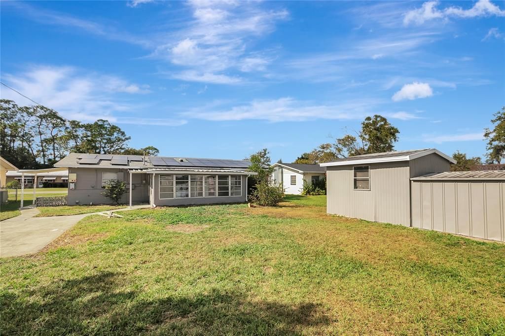 Backyard, Exterior, Solar Panels