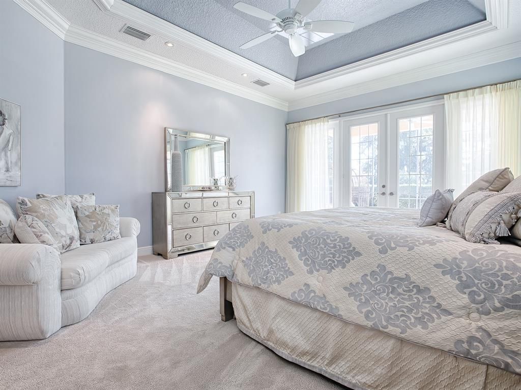 Bedroom, Interior, Recessed Lighting