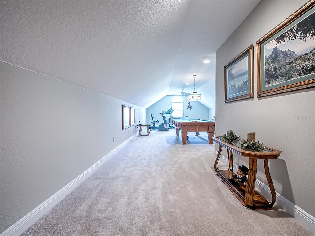 Billiard Table, Game Room, Interior, Pendant Lights