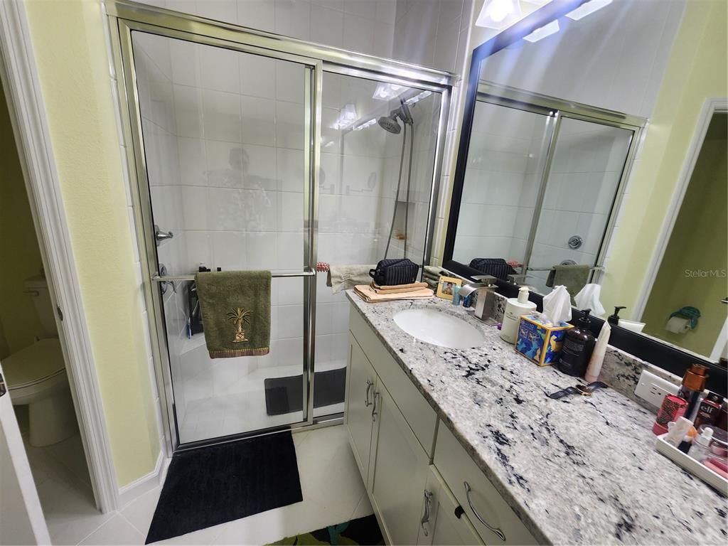Bathroom, Dual Sink Vanities, Glass Shower, Interior