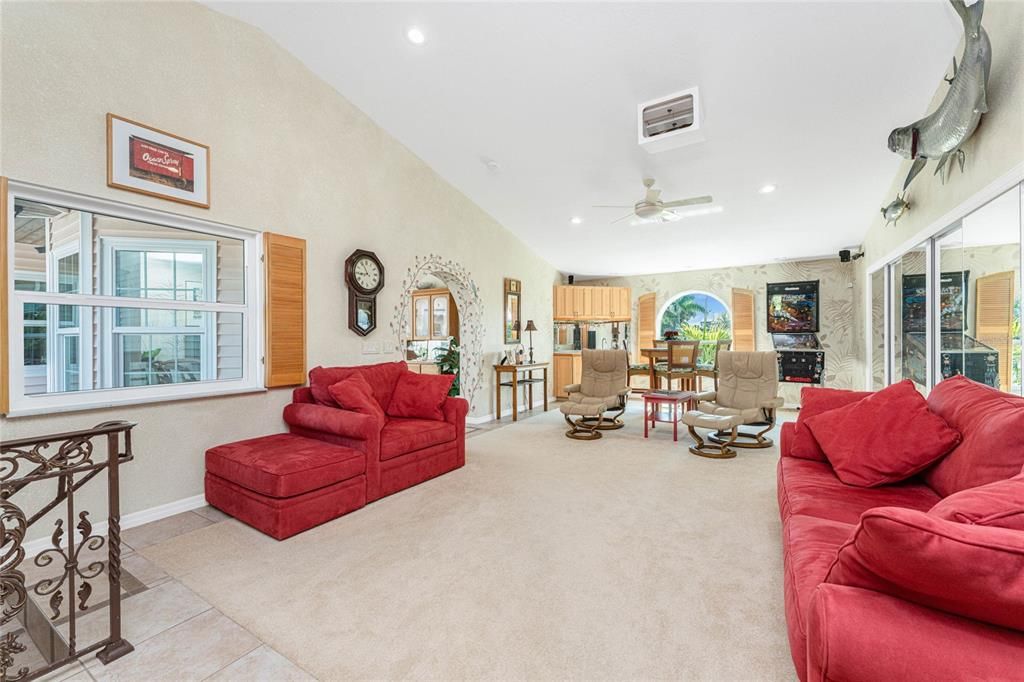 Interior, Living room, Recessed Lighting