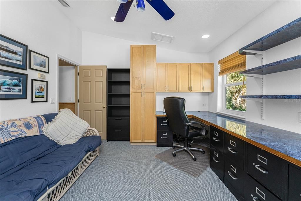 Home Office, Interior, Recessed Lighting