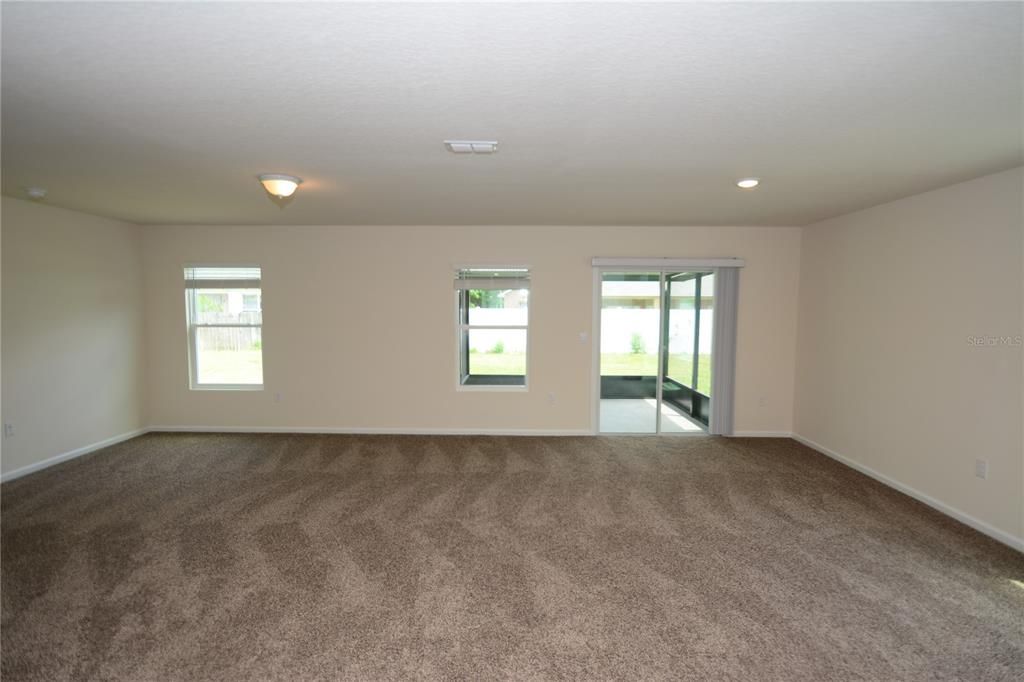 Empty room, Interior, Recessed Lighting
