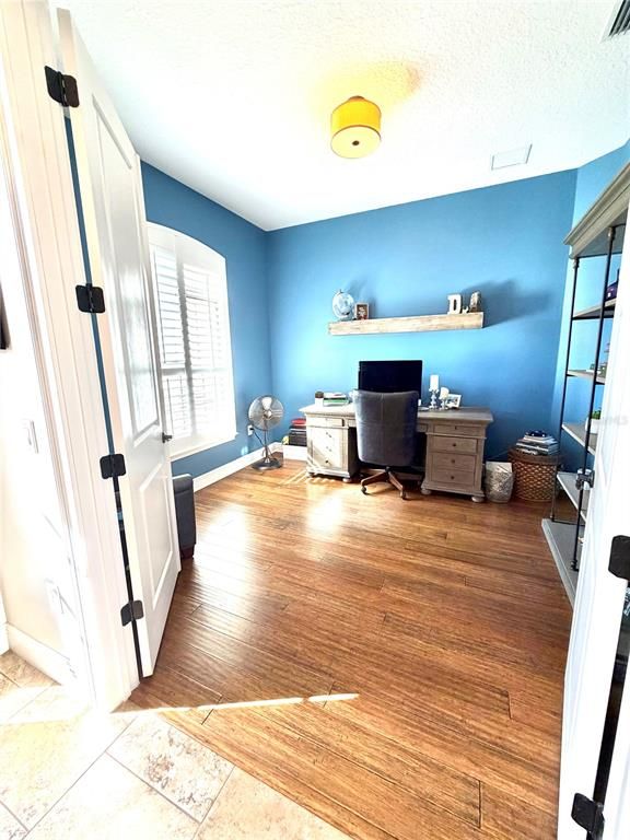 Home Office, Interior, Wood Texture Flooring