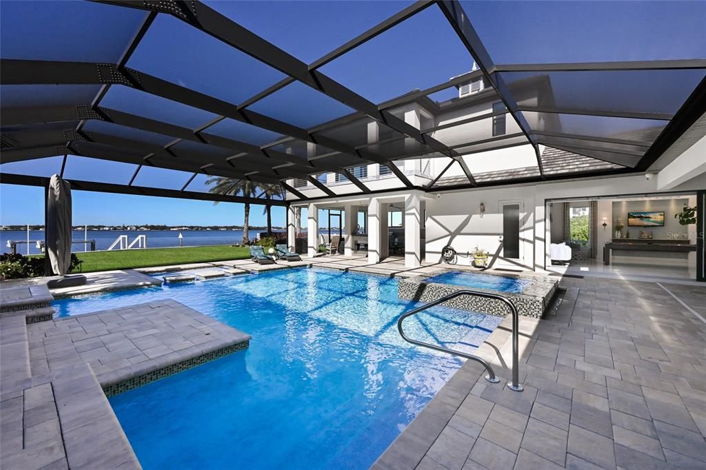 Glass Ceilings, Interior, Pool, Sun Room, Water